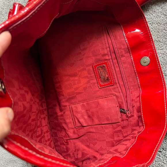 FURLA April Red Patent Leather Handbag limited edition - Picture 3 of 9